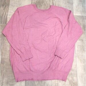 Torrid Size 6 Cozy Knit Crewneck Sweater Dusty Rose Dolman Long Sleeve Feminine